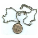 1964-D Kennedy Silver Half Dollar Necklace