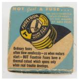 Fusetron Box of 4 T20 20amp Screw Fuses 1953 -