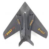 Vintage USAF F-117 Airplane Metal Pencil