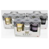 3 New Scotch Washi Tape Packs - 15 Rolls in Each