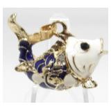 Betsey Johnson Fish Enamel Pendant
