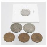 Group of Rare Coins - Lincoln Pennies, Buffalo