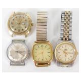 Group of 4 Vintage Timex Watches for Repair