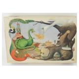 Vintage 1973 'Dragon' Children's Jigsaw Puzzle by