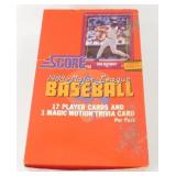 Full Box of 1988 Score Baseball Cello Packs - 36
