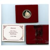 1982 George Washington Silver Proof Commemorative