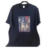 Black T-Shirt Size XXL with a Logo on It - New