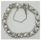 Sterling Silver Charm Bracelet - 15.56 Grams