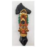 Flint Black Stone (?) Rattle Axe