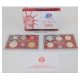 2001-S United States Mint Silver Proof Set - Five