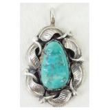 Vintage Sterling Silver and Turquoise Navajo