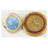 2 Antique Religious Small Items