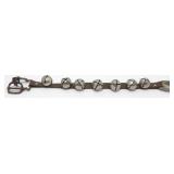 Vintage Jingle Bells on Leather Strap