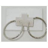 Sterling Silver Earrings, 5 Grams