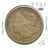 1921-S Morgan Silver Dollar