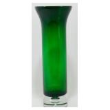 * Nice Green Heavy Older 12" Vase