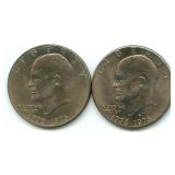 1976 & 1976-D Eisenhower Dollars