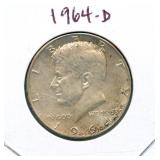 1964-D Kennedy Silver Half Dollar