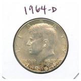 1964-D Kennedy Silver Half Dollar