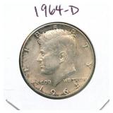 1964-D Kennedy Silver Half Dollar