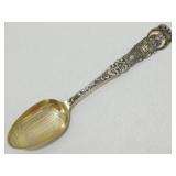 Sterling Very Fancy Masonic Temple Chicago Spoon
