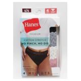 New 4 Pack of Hanes Premium Cotton Stretch No