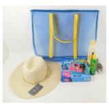 New Beach Tote, Hate, Sunglasses, Sunscreen &