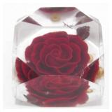 * Rose Paperweight