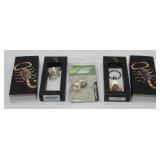 3 Set Necklace, Earring & Key Chains - Spider