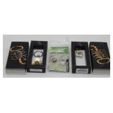 3 Set Necklace, Earring & Key Chains - Spider