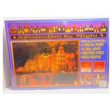 New Lighted 1000 Piece Puzzle with Frame