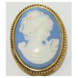 Vintage Estee Lauder Cameo Trinket Box