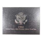 1992 U.S. Mint Premier Silver Proof Set