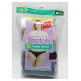 New 10 Pack of Hanes Cotton Stretch Tagless