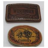 2 Belt Buckles