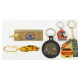 Vintage Nascar Key Chain Lot