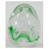* Vintage Green Seascape Paperweight