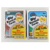 2 Sealed Cello Packs 1989 Topps Baseball Cards -