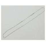 Sterling Silver Figaro Chain - 3.66 grams, 24ï¿½