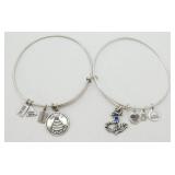 Alex & Ani Lot of 2 Bracelets - Happy Birthday &
