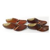 2 Vintage Arenz Wooden Shoe Forms