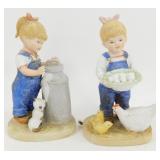 * 2 Denim Day Figurines