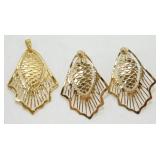 Bail Marked Sterling Silver, Signed ï¿½ICI W Bï¿½