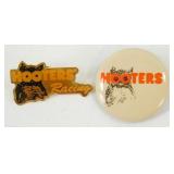 2 Vintage Hooters Pins