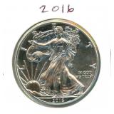 2016 U.S. Silver Eagle ASE - 1 oz Fine Silver