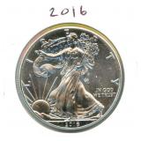 2016 U.S. Silver Eagle ASE - 1 oz Fine Silver