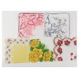 Vintage Hankie Grouping including Christmas