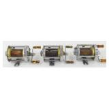 3 Pflueger Skilkast Reels - All Work Well