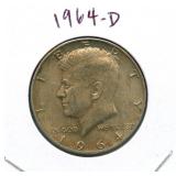 1964-D Kennedy Silver Half Dollar