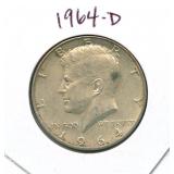 1964-D Kennedy Silver Half Dollar